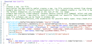 Read more about the article Create an ISO file with PowerShell