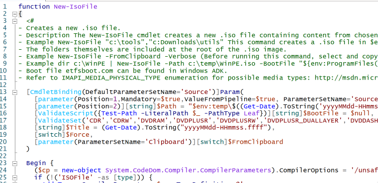 Read more about the article Create an ISO file with PowerShell